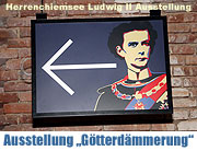 Landesausstellung „Götterdämmerung – König Ludwig II.“ auf Herrenchiemsee eröffnet am Samstag, 14. Mai – erste Eindrücke bei einem Rundgang mit den Ausstellungs-Verantwortlichen  (Foto: Toni Hötzlsperger)